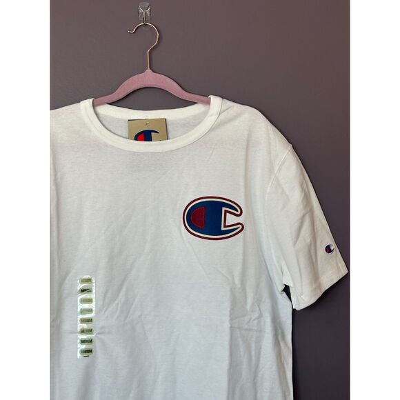 NWT Champion Classic Big C Logo Graphic T-Shirt Size Medium - Picture 2 of 8